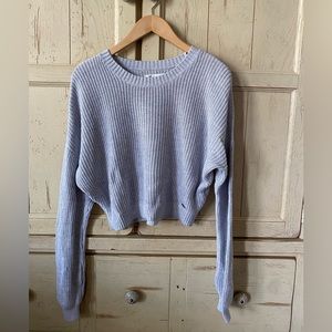 hollister knit grey oversized sweater Size: S